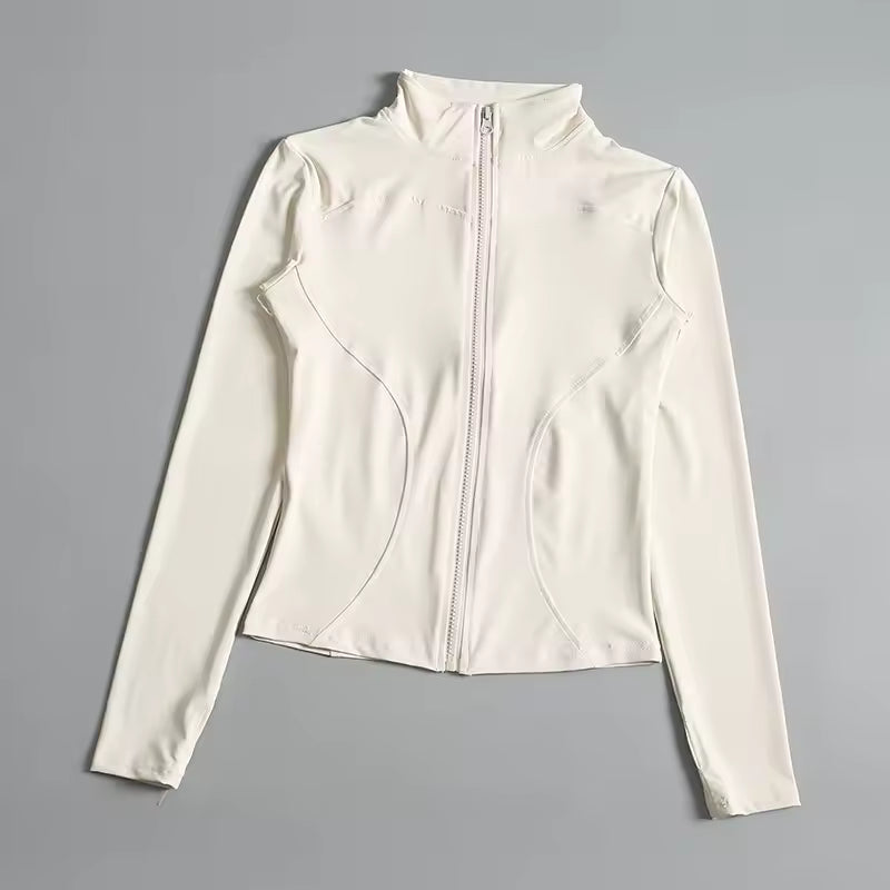Jaqueta Fitness Feminina Zip DryFit