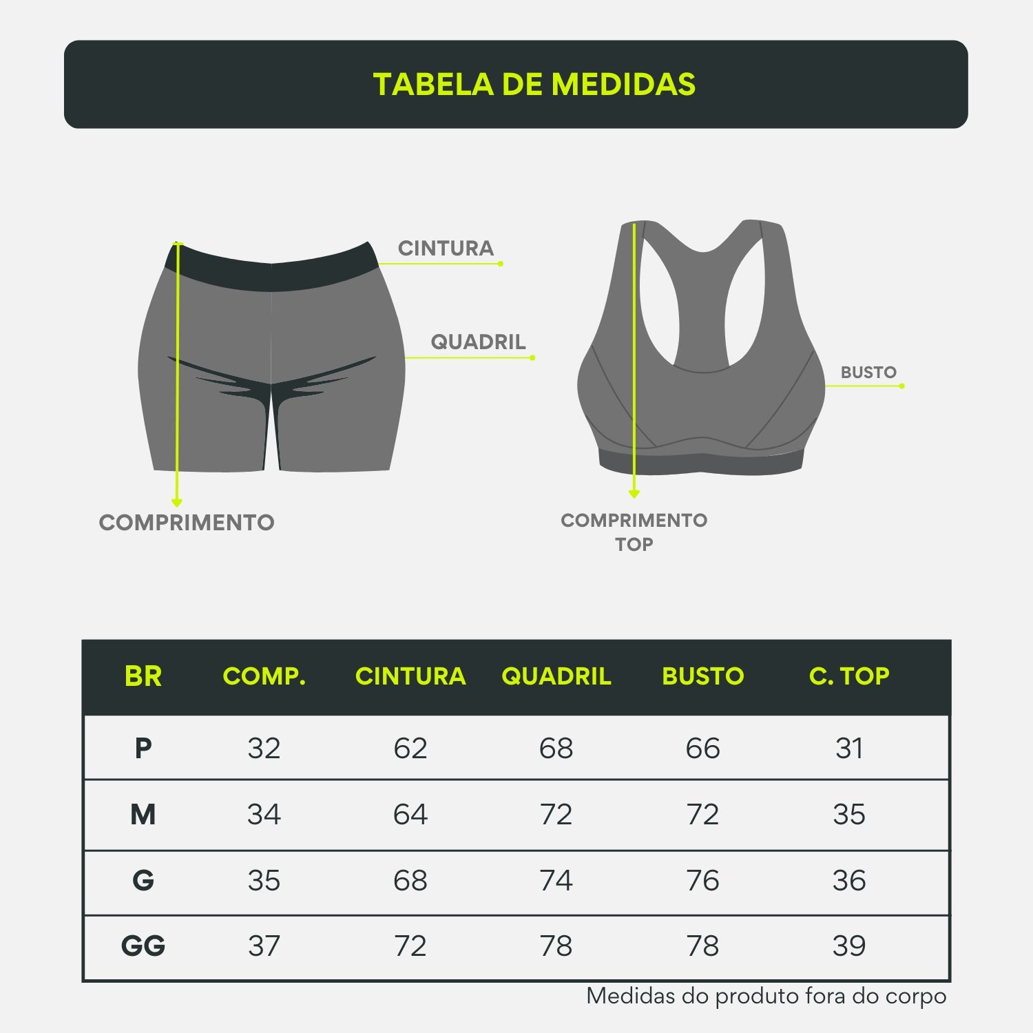 Conjunto Academia Feminino Com Bolso Suplex com Detalhe Roupa Academia Fitness Treino Corrida Zero Transparência